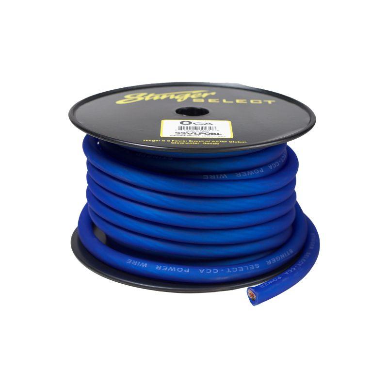 STINGER SSVLP0BL VL MATTE BLUE 0GA POWER WIRE 50 FT'