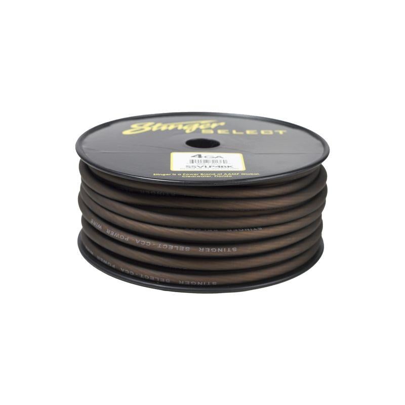STINGER SSVLP4BK VL MATTE BLACK PWR WIRE - 100 FT'