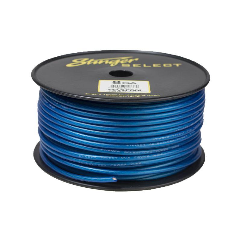 STINGER SSVLP8BL VL MATTE BLUE 8GA PWR WIRE - 250 FT'