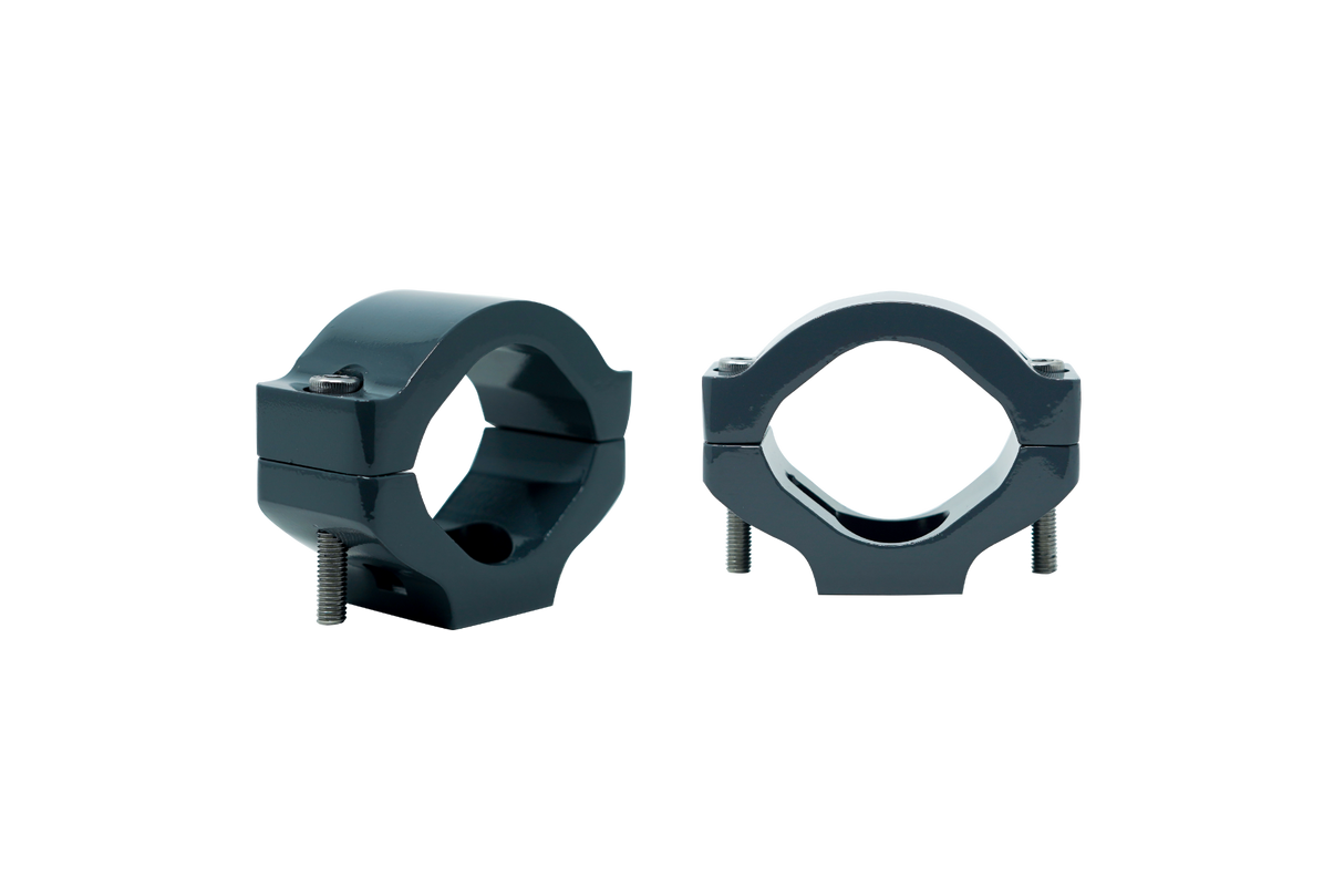 TCLRGGRY - Large Diameter Mounting Clamp for RPM Series Marine Wake Tower Speakers Gray