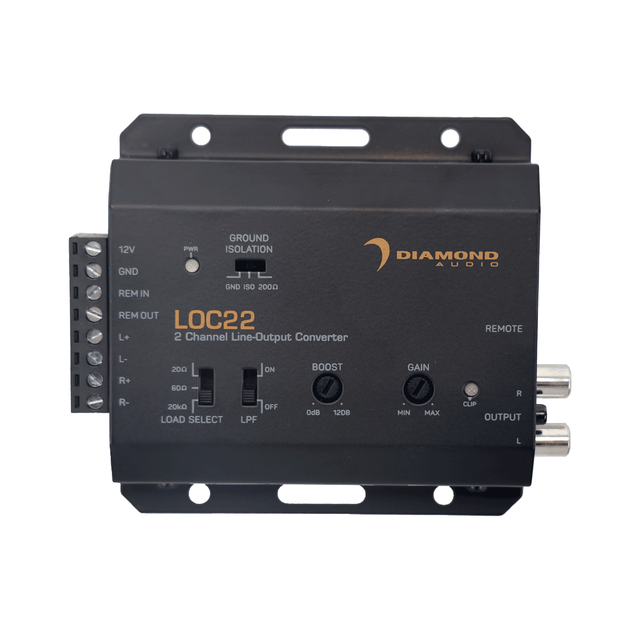 LOC22 - 2 - Channel Line - Output Converter (2 IN/2 OUT) - LOC22 - Diamond Audio