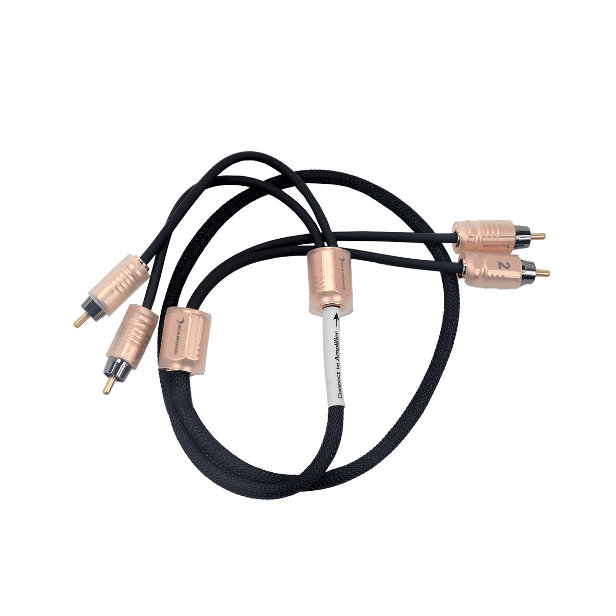 HX3 - 3Ft Two Channel RCA Cable - HX3 - Diamond Audio