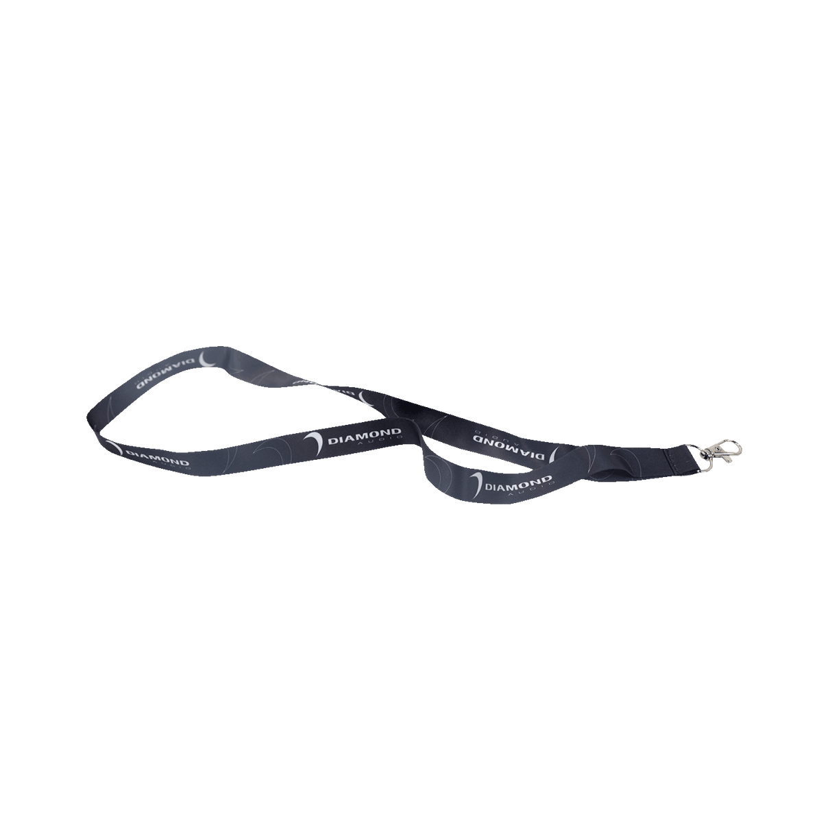 Sleek Black Diamond Audio Lanyard (Black) - DALANR -  - Diamond Audio