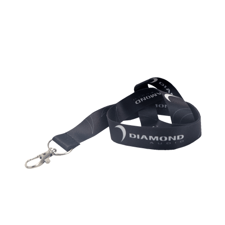Sleek Black Diamond Audio Lanyard (Black) - DALANR -  - Diamond Audio