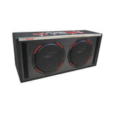 HED Series Dual 12" Vented Subwoofer Enclosure (Passive) - H6E12DV