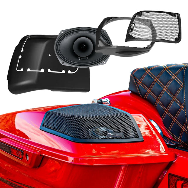 2014 - 2023 Harley Davidson® Cut In Lid Kit with MP692 (2Ω) Speakers - MSMP692LK - MSMP692LK - Diamond Audio
