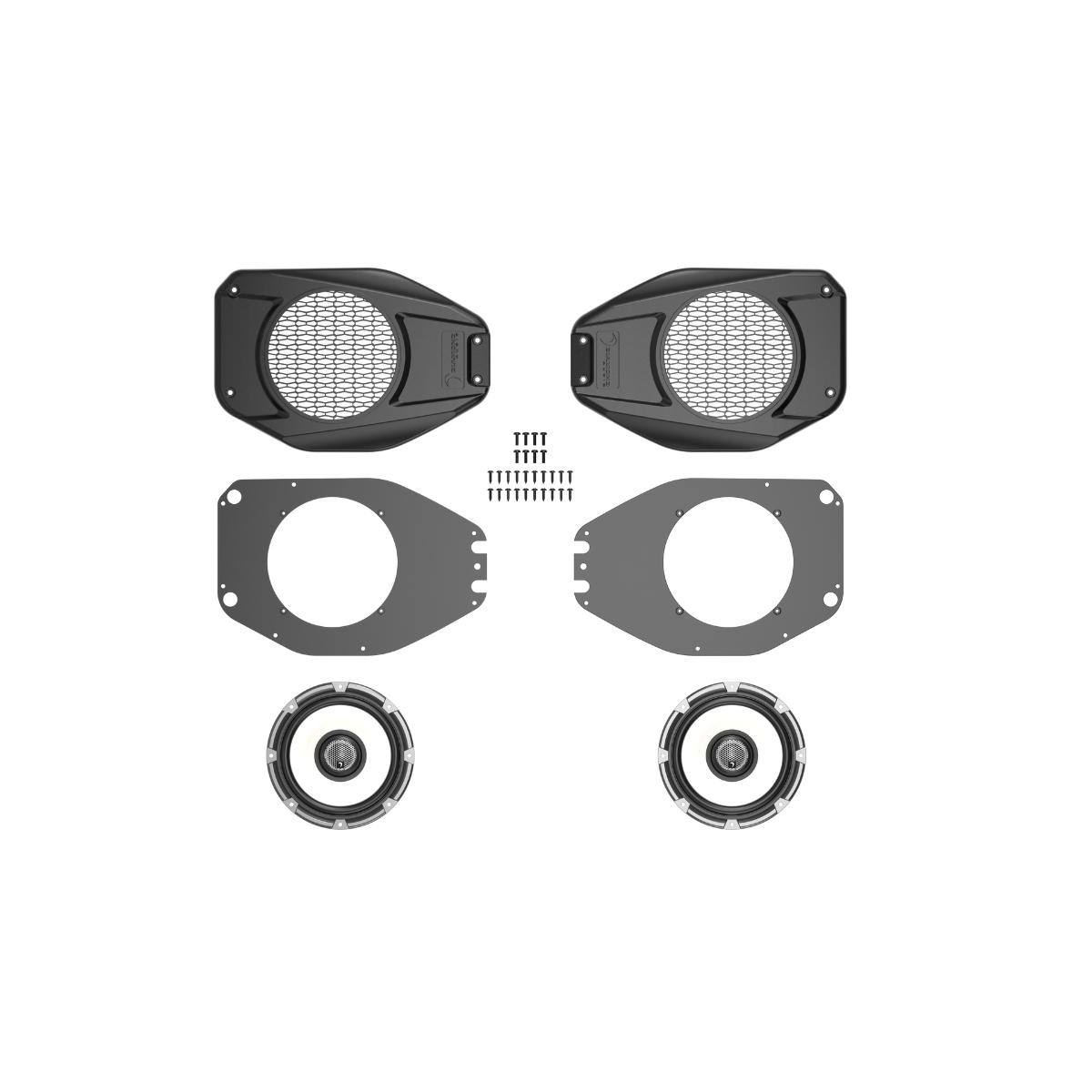 2018 - 2023 Jeep Wrangler(2DR/4DR)/Jeep Gladiator 6.5" Overhead Speaker Kit - VSPJP65OE - VSPJP65OE - Diamond Audio