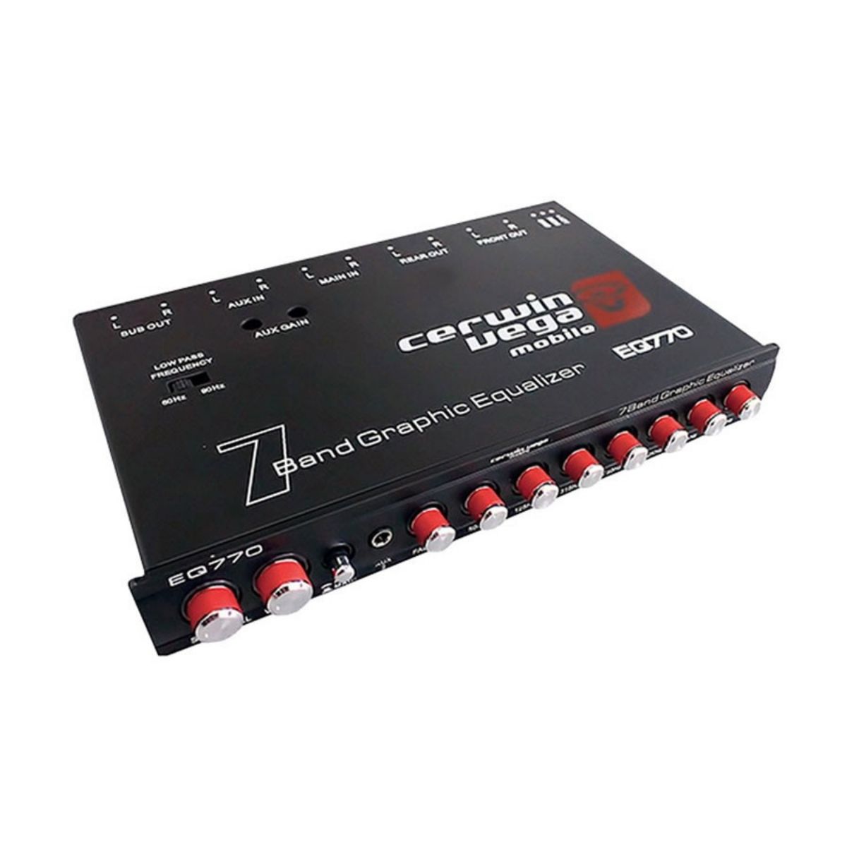 7 Band Graphic Equalizer with Auxiliary Input