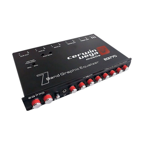 7 Band Graphic Equalizer with Auxiliary Input
