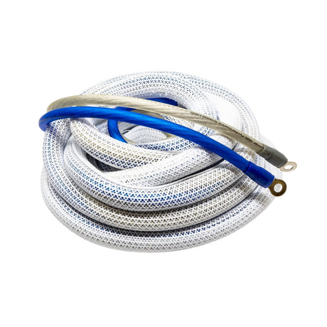 4 Gauge Complete Waterproof Amp Kit, 20ft. with RCA, Speaker Cable - CAKM42
