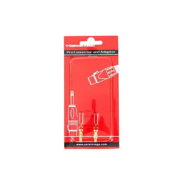 CBLDBP15R - DUAL BANANA PLUG - RED - Cerwin Vega