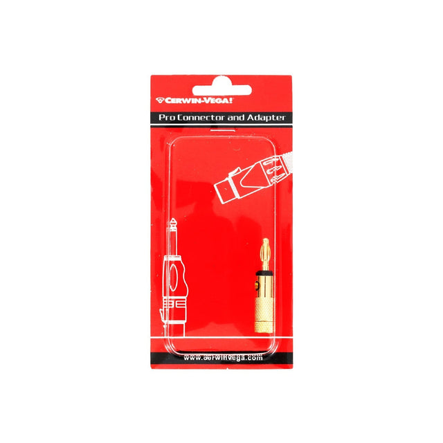 CBLSBP15B - SINGLE BANANA PLUG - BLACK - Cerwin Vega