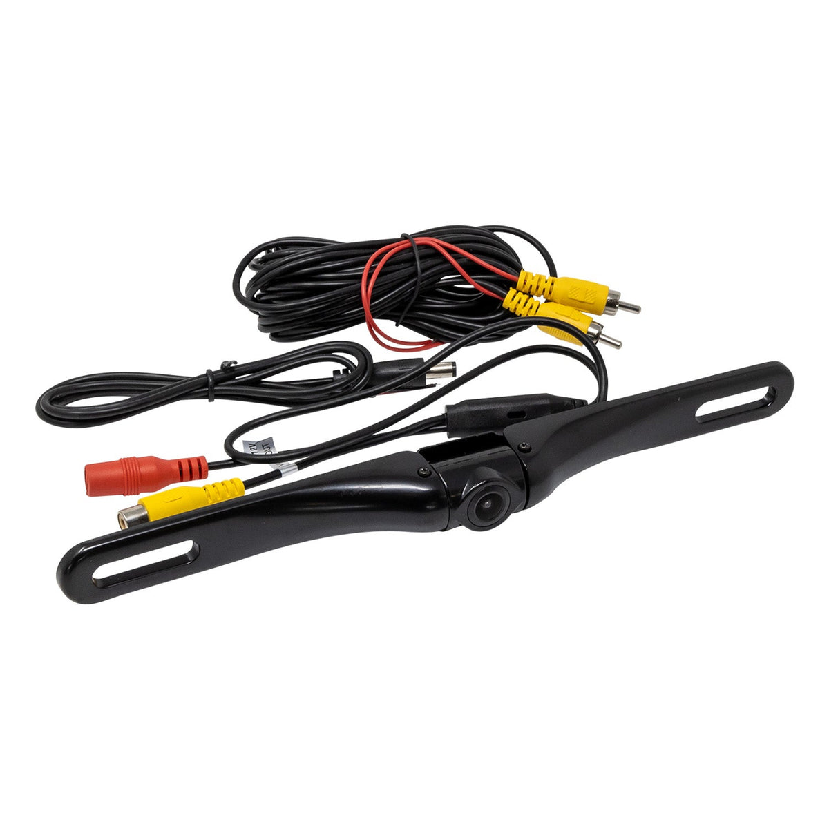 CERWIN - VEGA CLP1 - Black HD Slim License Plate Backup Camera - Cerwin Vega