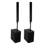 Cerwin-Vega CSP83 COMBO 8x3 Inch Full-Range Speakers and 12 Inch Subwoofers Pair for Legendary Deep Bass