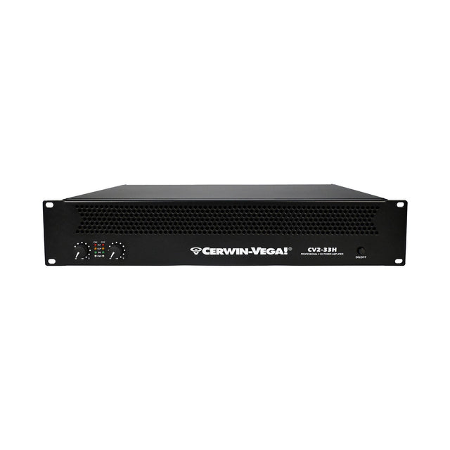 2-Channel Power Audio Amplifier, 2880W 120V-Bridging 8Ω - CV2-33H - Cerwin Vega