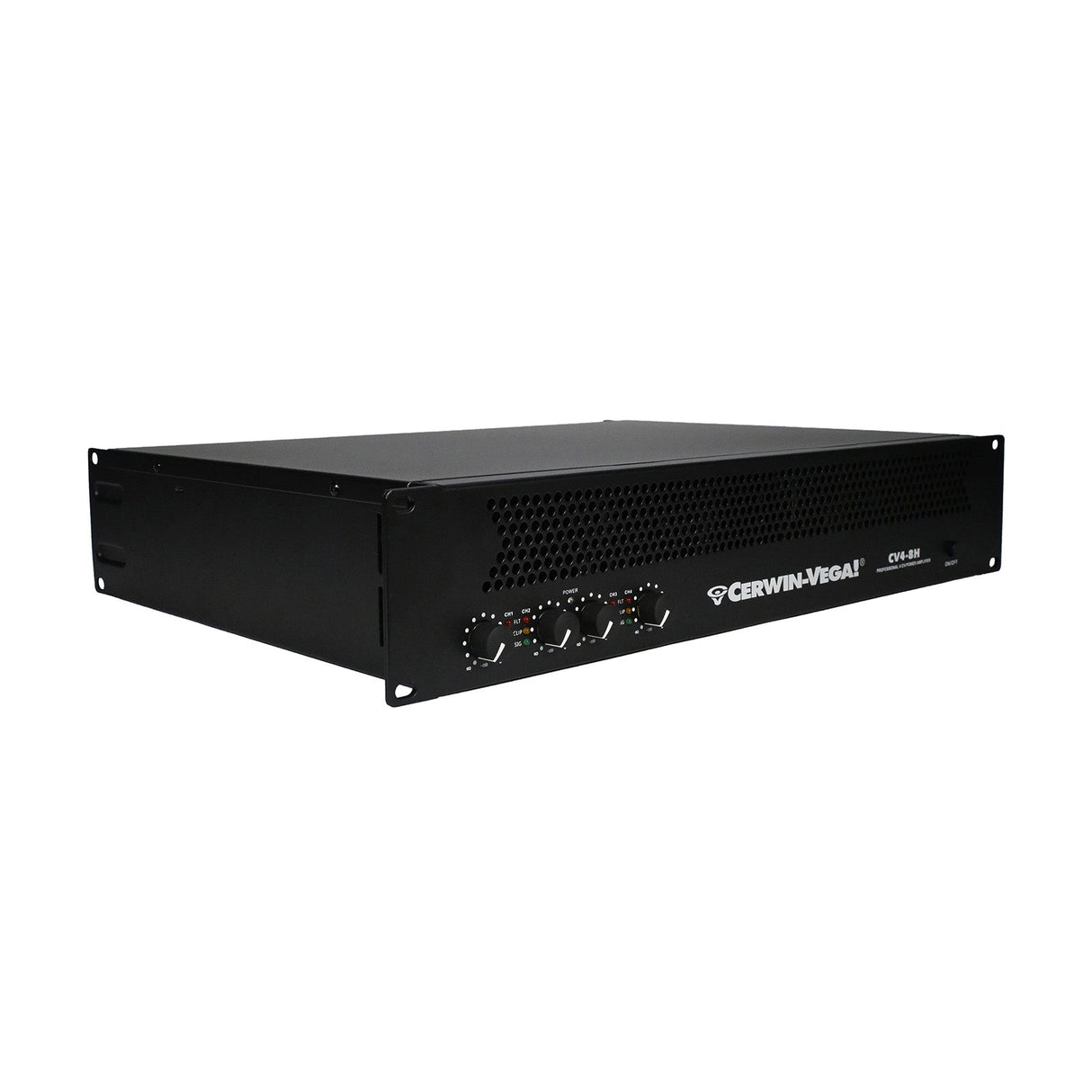 4-Channel Power Audio Amplifier, 1420W 120V-Bridging 8Ω - CV4-8H - Cerwin Vega