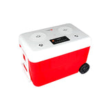 55QT Red Cooler with 6.5" 2 - Way Marine Built - In Speakers, BT Streaming - Cerwin Vega
