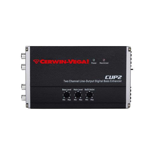 CVP2 - 2 Channel Line Output Converter, Digital Bass Enhancer, Includes Remote Control - Cerwin Vega