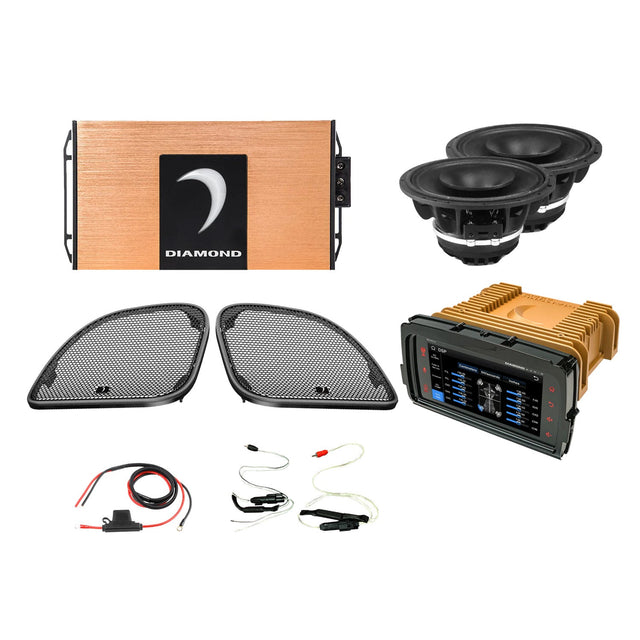 14 - 23 Harley Davidson® Road Glide 2 - Speaker System - DA1423RGSP2R - DA1423RGSP2R - Diamond Audio