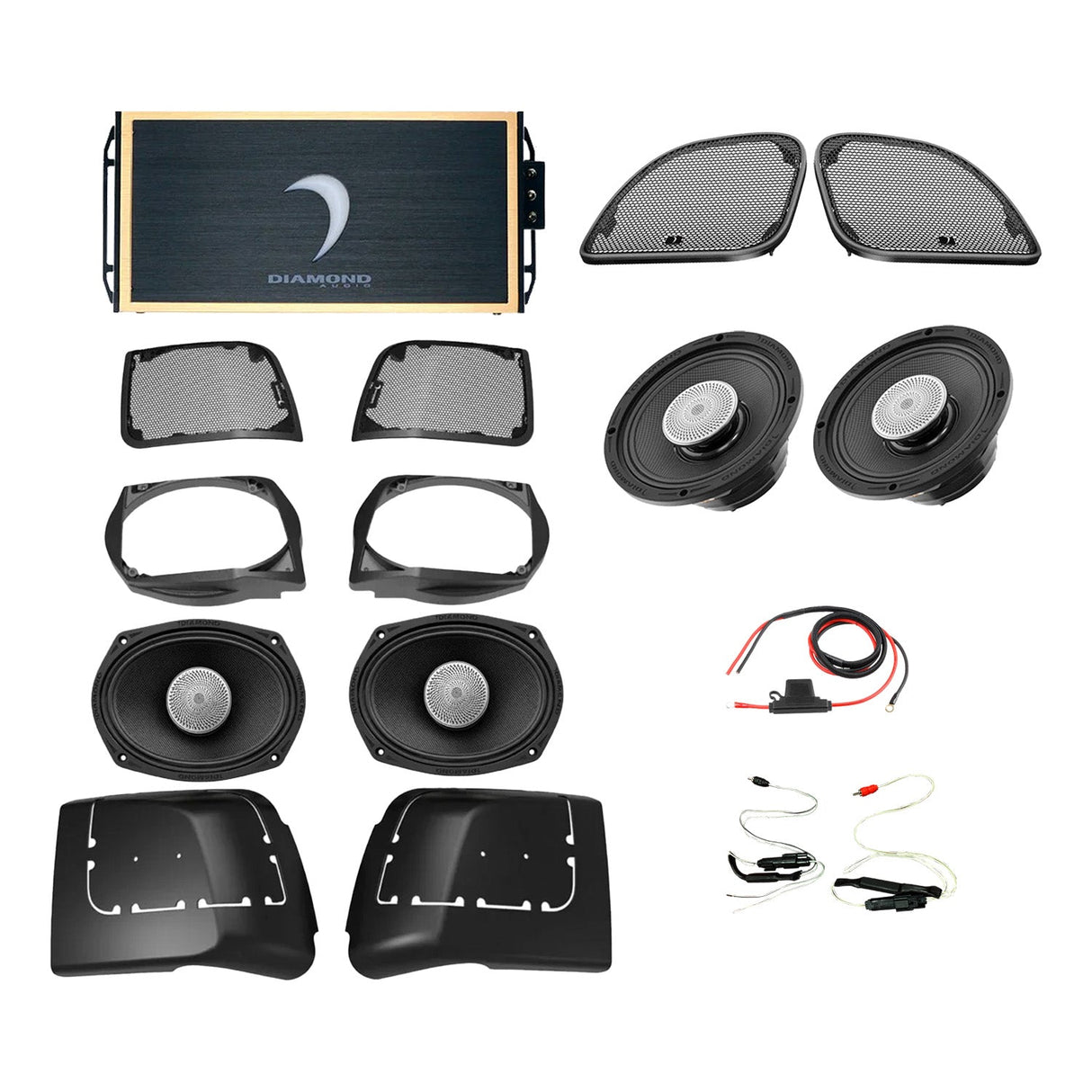 14 - 23 Harley Davidson® Road Glide 4 - Speaker System - DA1423RGSP5 - DA1423RGSP5 - Diamond Audio