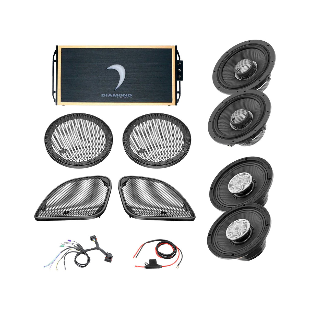 14 - 23 Harley Davidson® Road Glide 4 - Speaker System - DA1423RGTP3 - DA1423RGTP3 - Diamond Audio