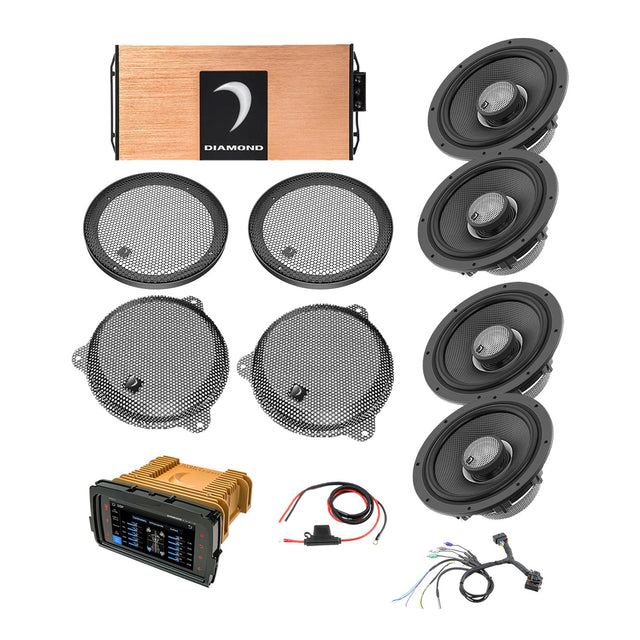 14 - 23 Harley Davidson® Street Glide 4 - Speaker System - DA1423SGTP1R - DA1423SGTP1R - Diamond Audio