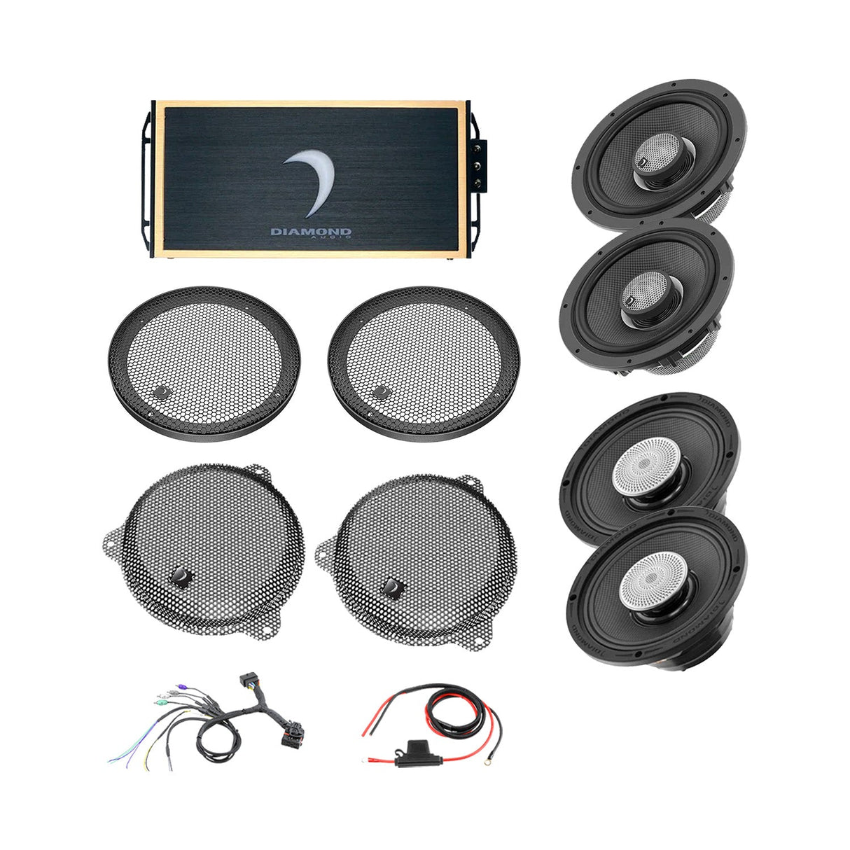 14 - 23 Harley Davidson® Street Glide 4 - Speaker System - DA1423SGTP3 - DA1423SGTP3 - Diamond Audio