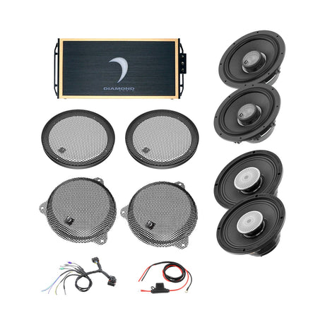 14 - 23 Harley Davidson® Street Glide 4 - Speaker System - DA1423SGTP3 - DA1423SGTP3 - Diamond Audio