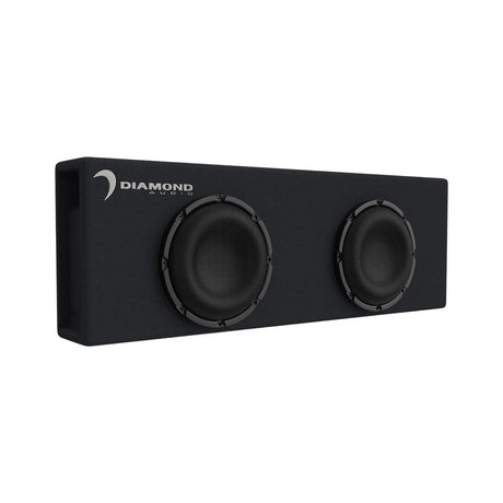 DESMB8D - Dual 8" Slot Vented Passive Subwoofer Enclosure (2Ω) - DESMB8D - Diamond Audio