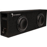 8" Dual Slot Vented Active Subwoofer Enclosure (2Ω) - DESMB8DA - DESMB8DA - Diamond Audio