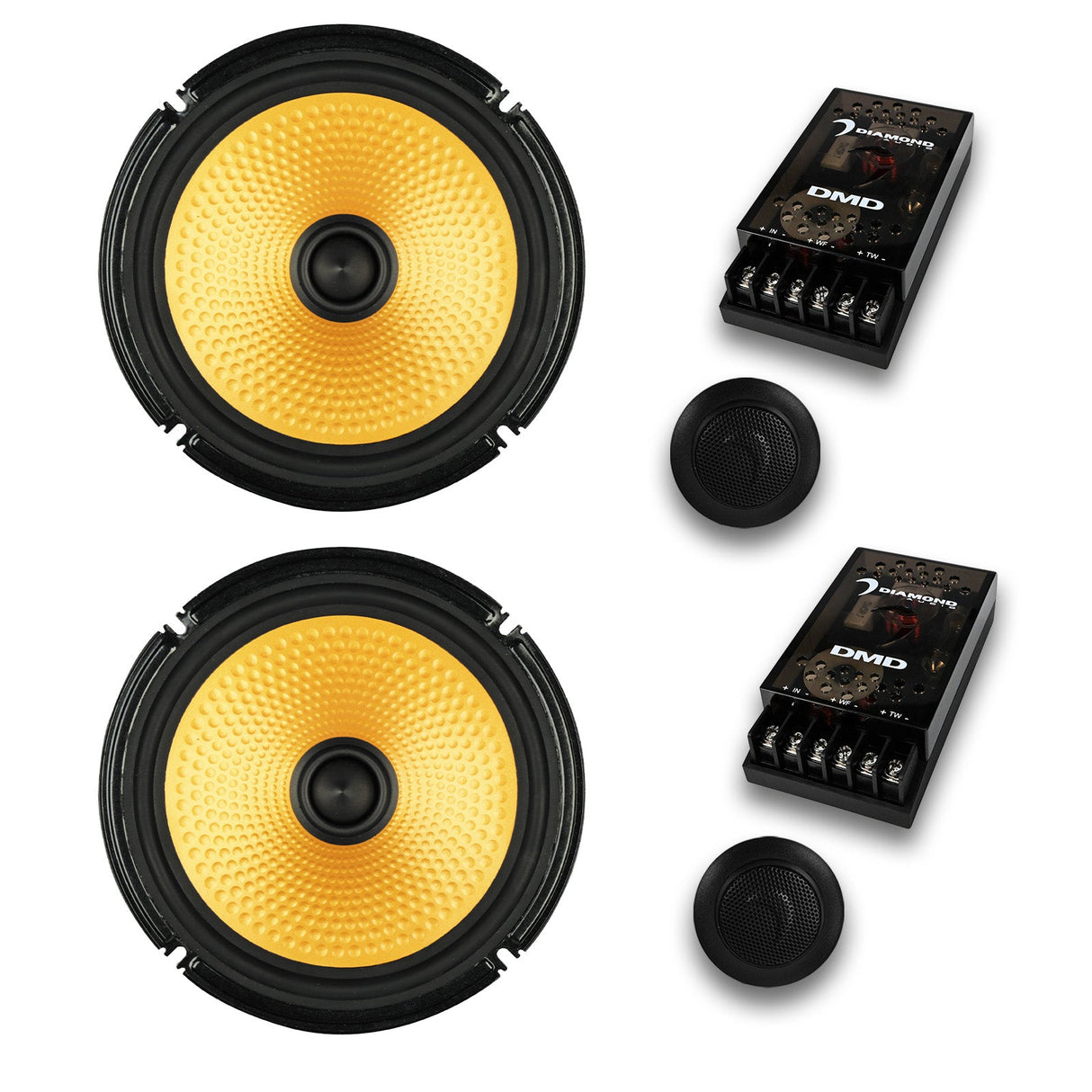 DMDX8C - DMDX SERIES 8" 2 - WAY COMPONENT SET - DMDX8C - Diamond Audio