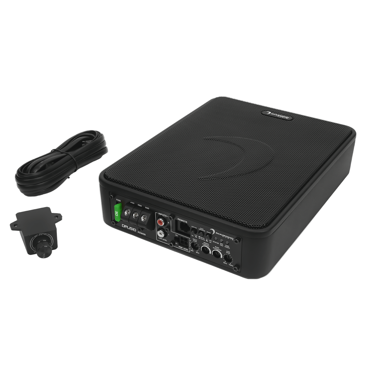 DMD Series 10" Active Slim Subwoofer w/Bass Enhancement - DPUS10 - DPUS10 - Diamond Audio