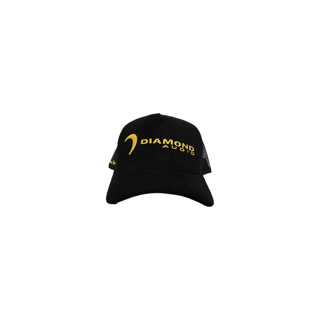Diamond Audio Black Suede Trucker Hat - DATFI - DATFI - Diamond Audio