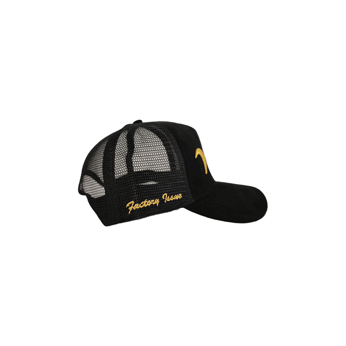 Diamond Audio Black Suede Trucker Hat - DATFI - DATFI - Diamond Audio
