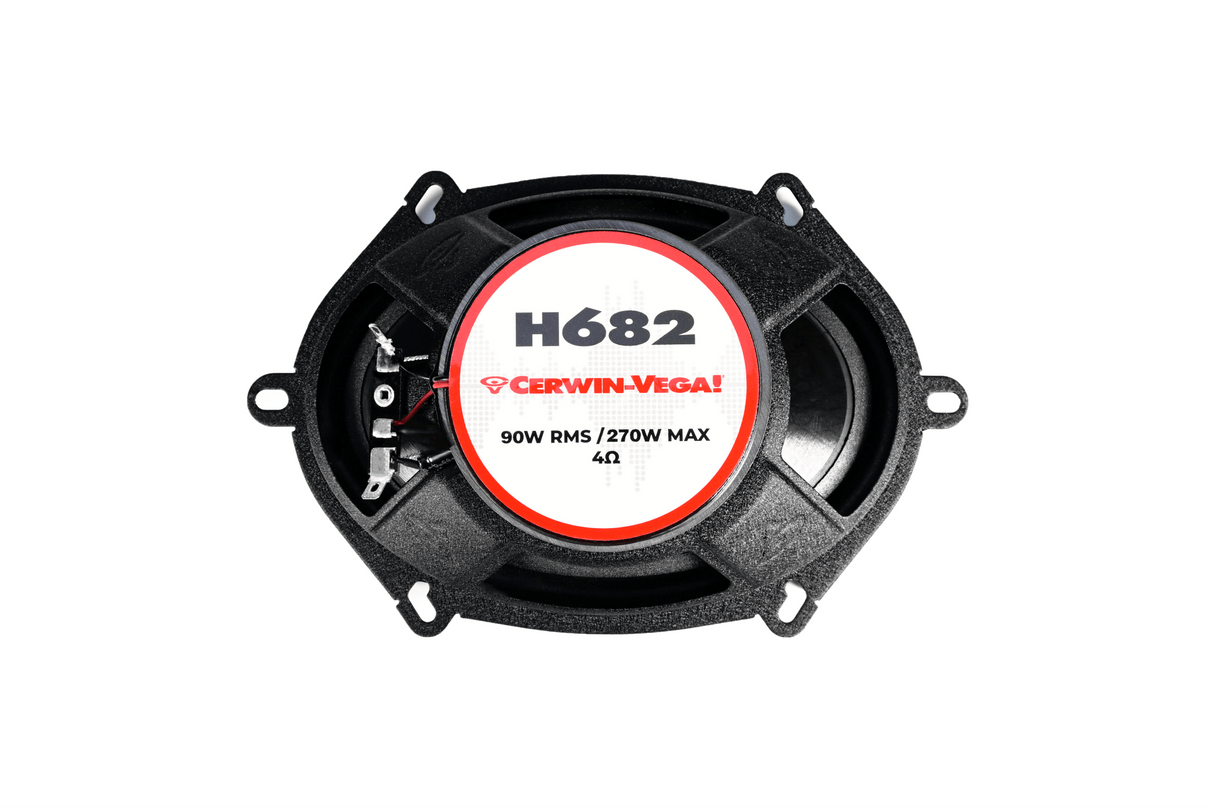 H682 - HED 6"x8” 2-Way Coaxial Full Range Speaker Set