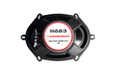 H683 - HED 6"x8” 3-Way Coaxial Full Range Speaker Set