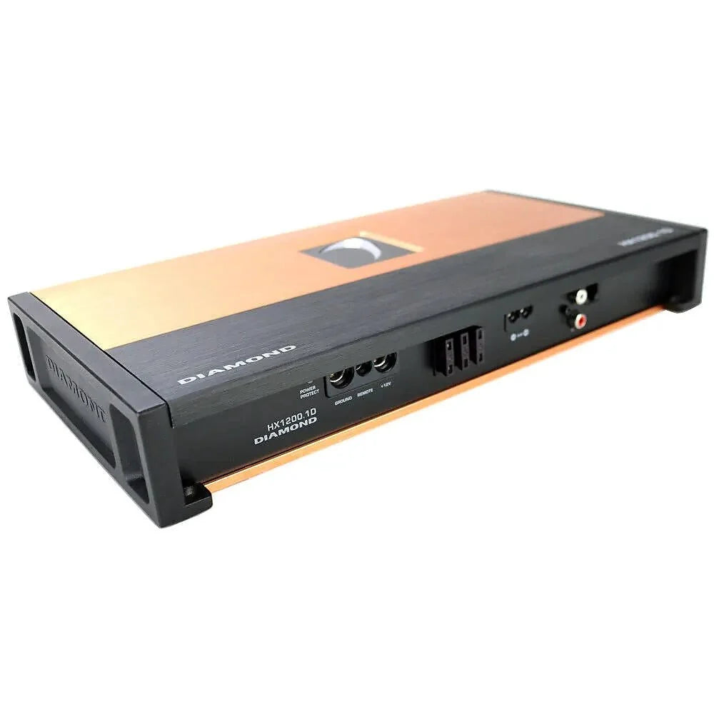 HX1200.1D - HEX Series 1200W RMS Class D Monoblock Amplifier - HX1200.1D - Diamond Audio