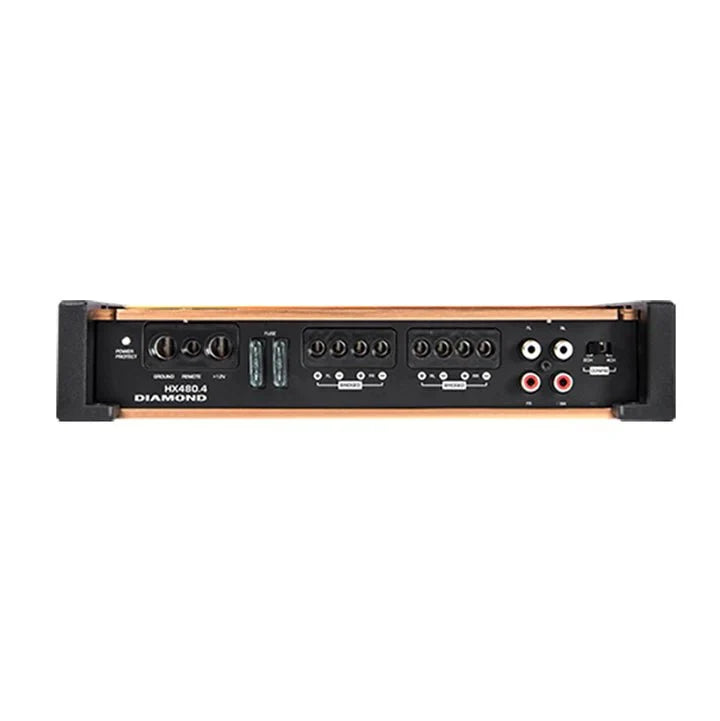 HX480.4 - HEX Series 4 - Channel 480W RMS Full Range Class D Amplifier - HX480.4 - Diamond Audio