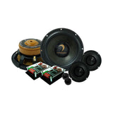 6.5" HEX Diamante Italia Edition 3 - Way Component Set w/1" Silk Dome Tweeter - HX653DI - HX653DI - Diamond Audio