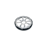 HXM65FGB - 6.5" Flush Mount Speaker Grills - Black/Brushed Aluminum (Pair) - HXM65FGB - Diamond Audio