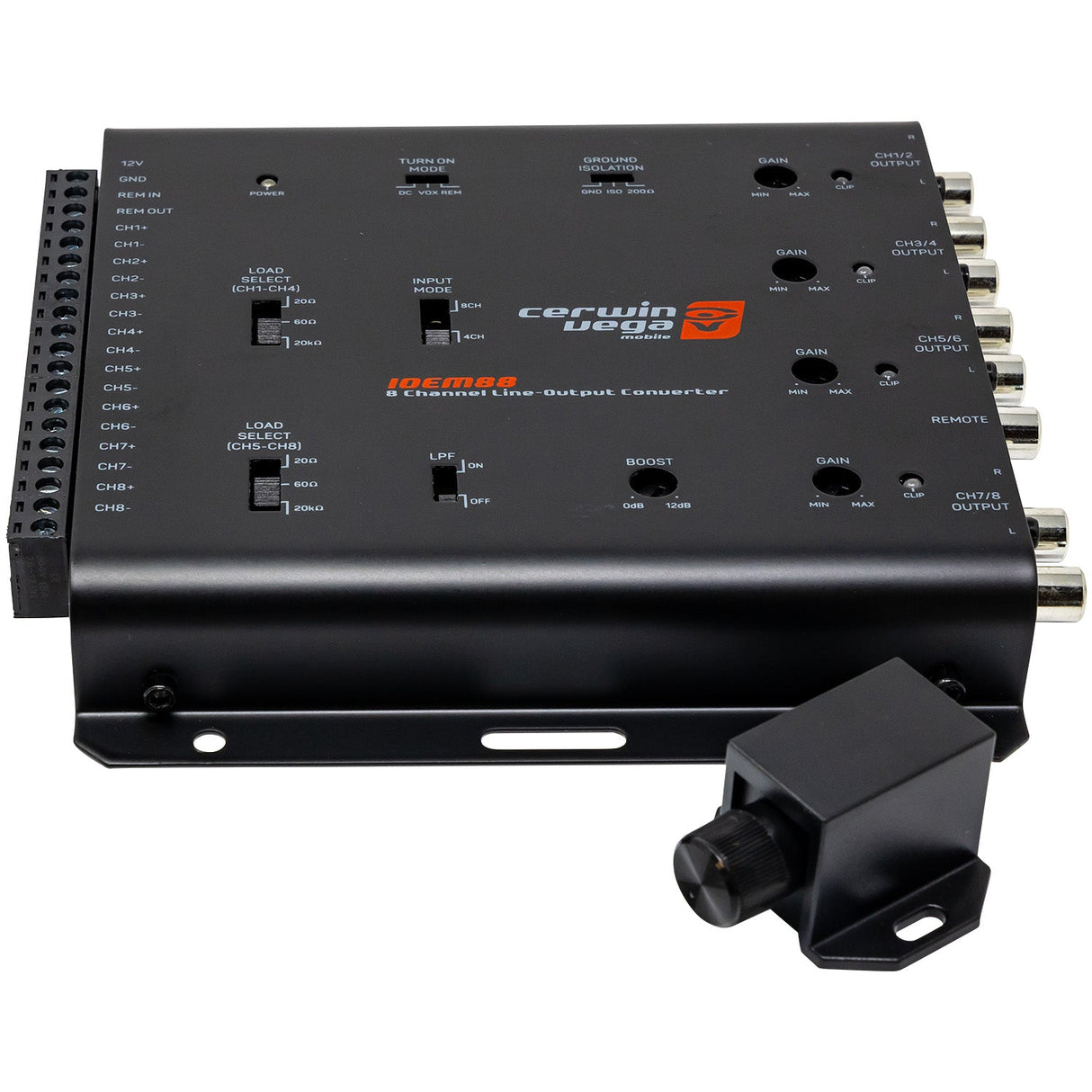8 - Channel In / 8 Out Line Output Converter - IOEM88 - Cerwin Vega