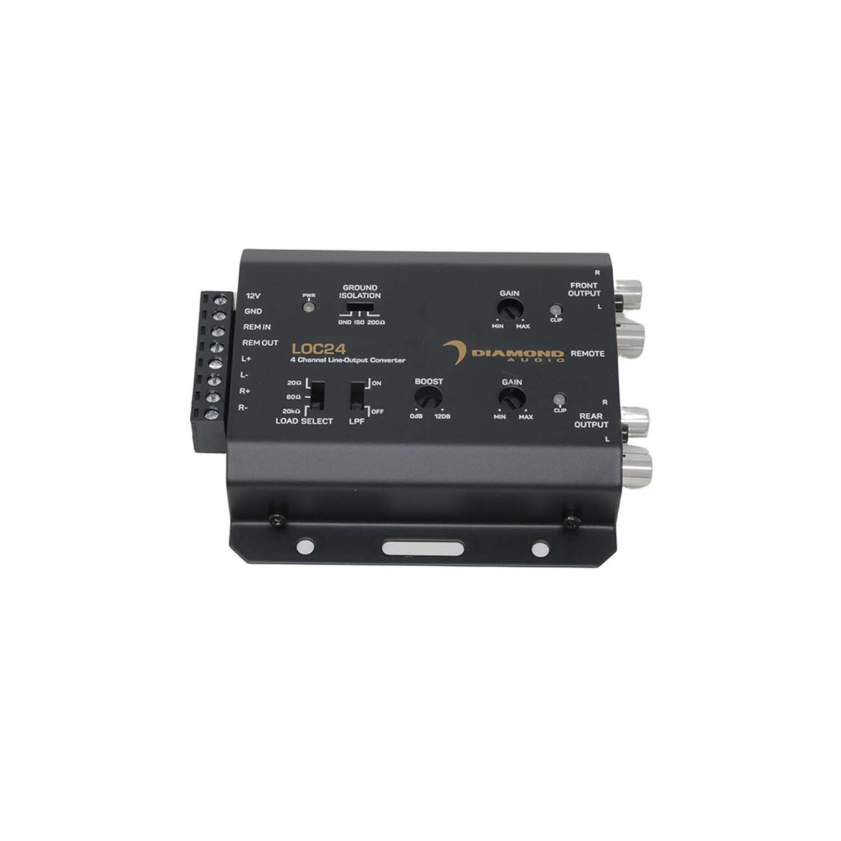 4-Channel LOC Series Line-Output Converter (2 In/4 Out) - LOC24 - LOC24 - Diamond Audio