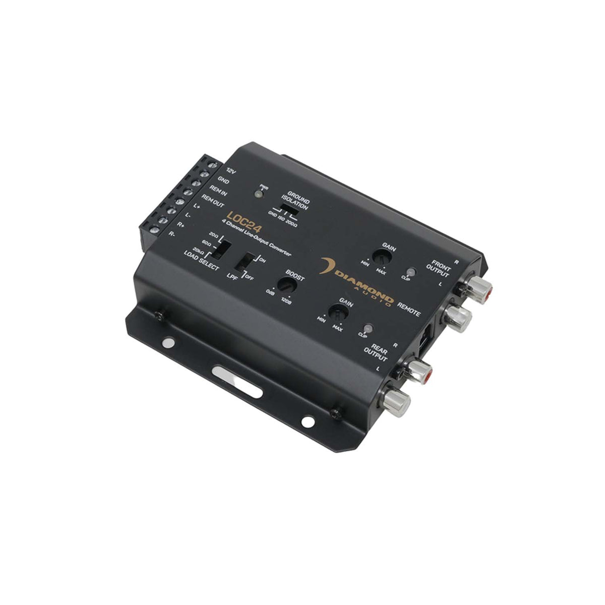4-Channel LOC Series Line-Output Converter (2 In/4 Out) - LOC24 - LOC24 - Diamond Audio