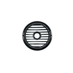 Motorsports Series 10" Black Marine Subwoofer Grill w/LED (Single) - MS10GRLB - MS10GRLB - Diamond Audio