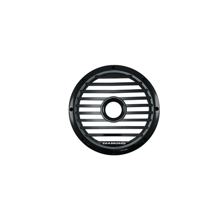 Motorsports Series 10" Black Marine Subwoofer Grill w/LED (Single) - MS10GRLB - MS10GRLB - Diamond Audio