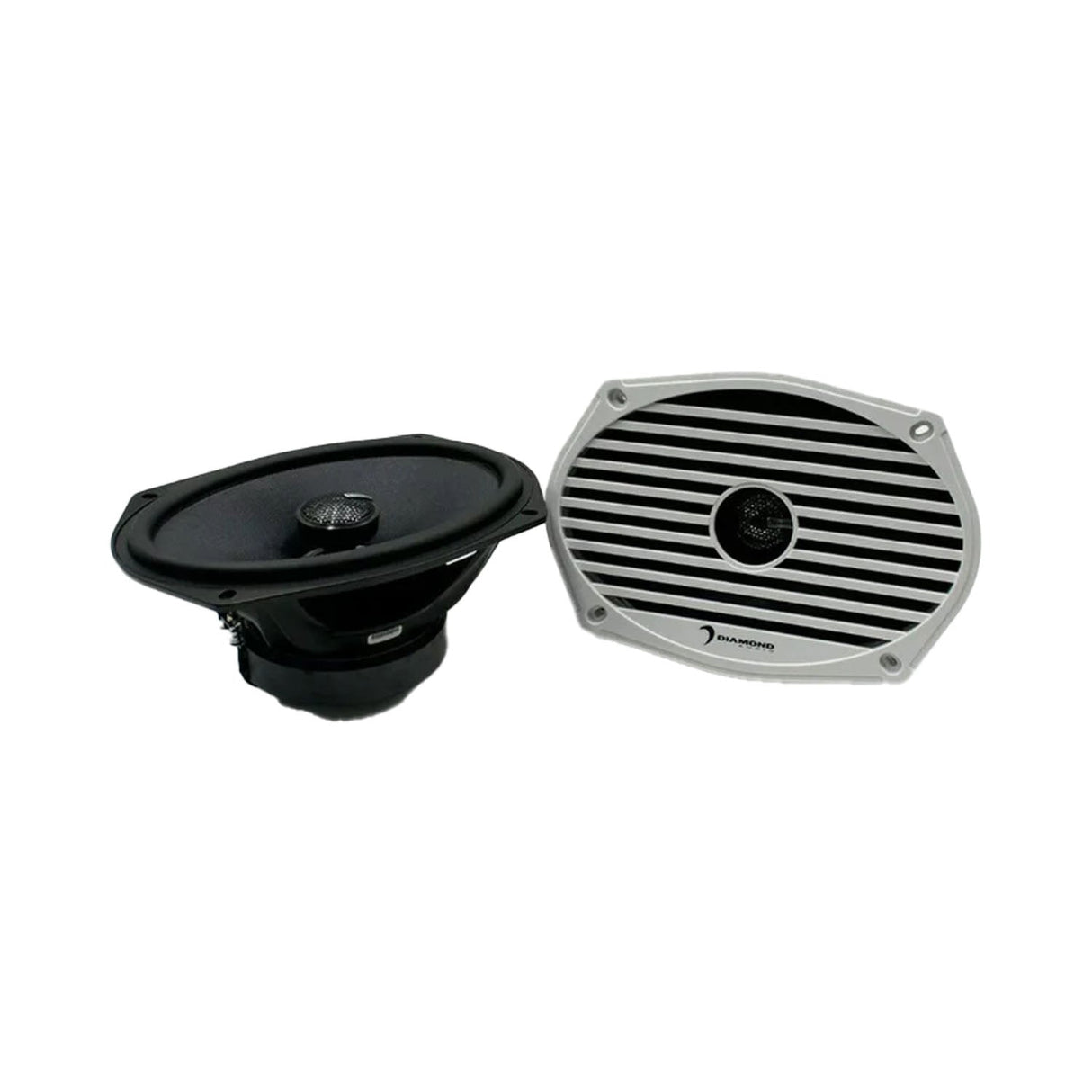 6 x 9″ White Grills (Pair) - MS69CXG - MS69CXG - Diamond Audio