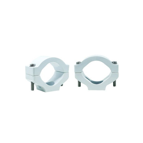 MSLRGWHT - HXM Large Bracket/Clamp 2.25" - 3" - White - MSLRGWHT - Diamond Audio