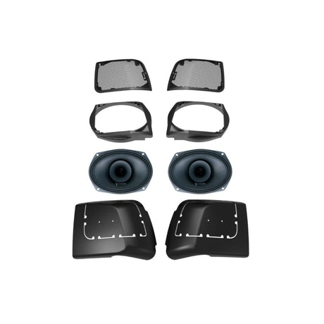 2014 - 2023 Harley Davidson® Cut In Lid Kit with MP692 (2Ω) Speakers - MSMP692LK - MSMP692LK - Diamond Audio