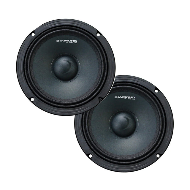 Enhance your audio experience with the MS PRO Series 6.5" High Output Midrange Speakers (Pair) - MSPRO65.