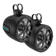 10" 2 - Way Marine Tower Speaker w/Titanium Dome Tweeter (Black) - POD10F4B - POD10F4B - Diamond Audio
